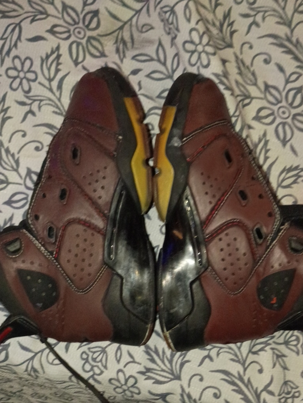 Jordan Kids Brown and Black High-Top Sneakers